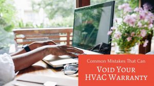 void your HVAC warranty